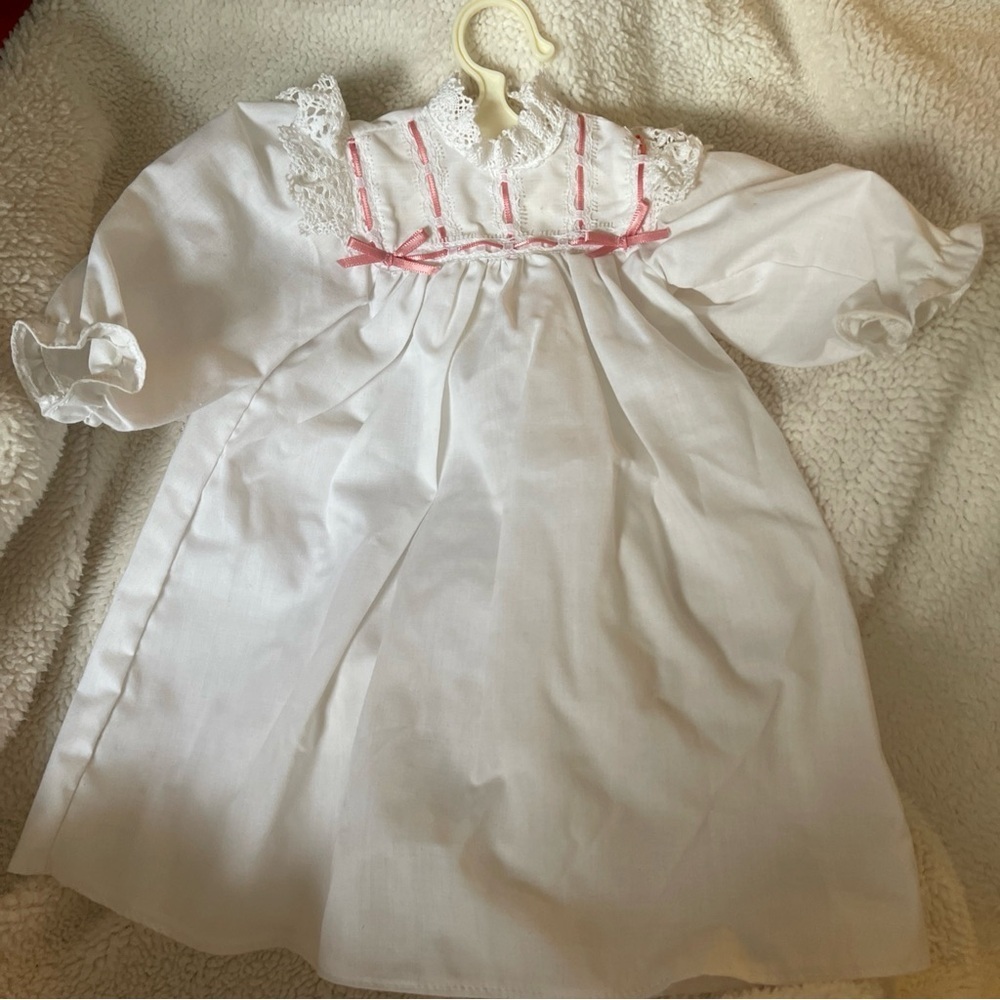 18" American Girl Doll Samantha Pajama Nightgown with Pink Lace Pleasant Company